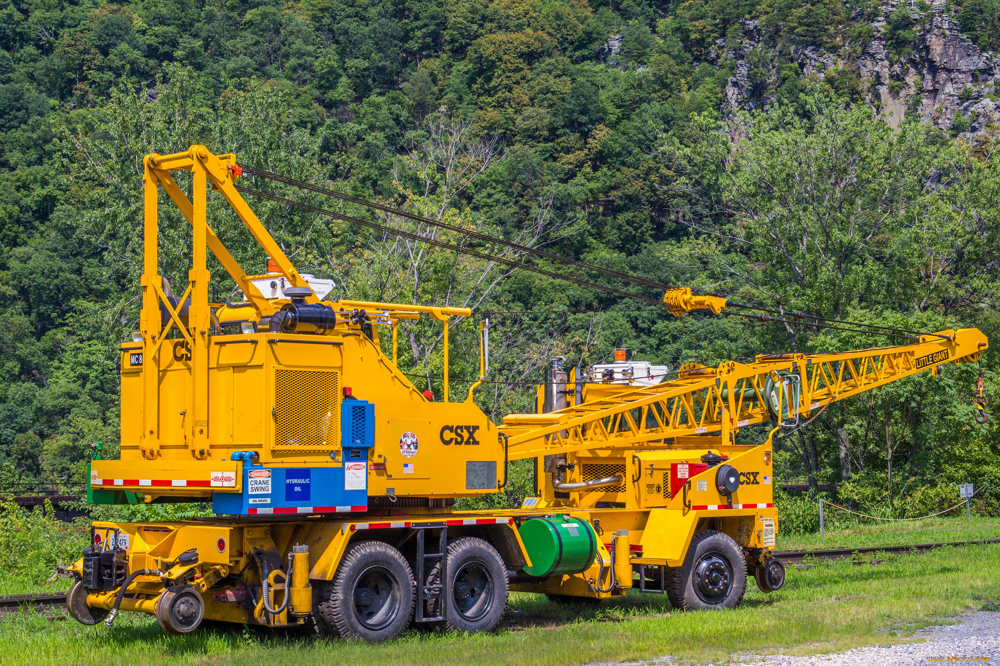 csx railroad crane, , , , , 